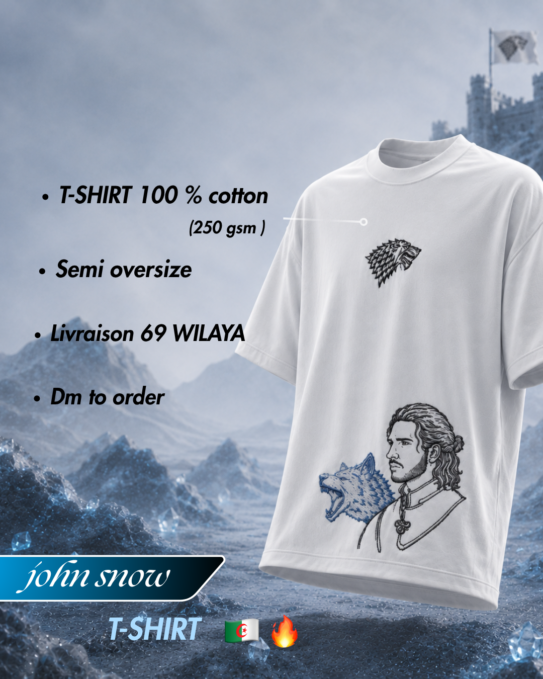 John Snow T-SHIRT